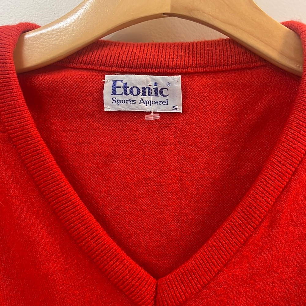 Vintage snap on sweater